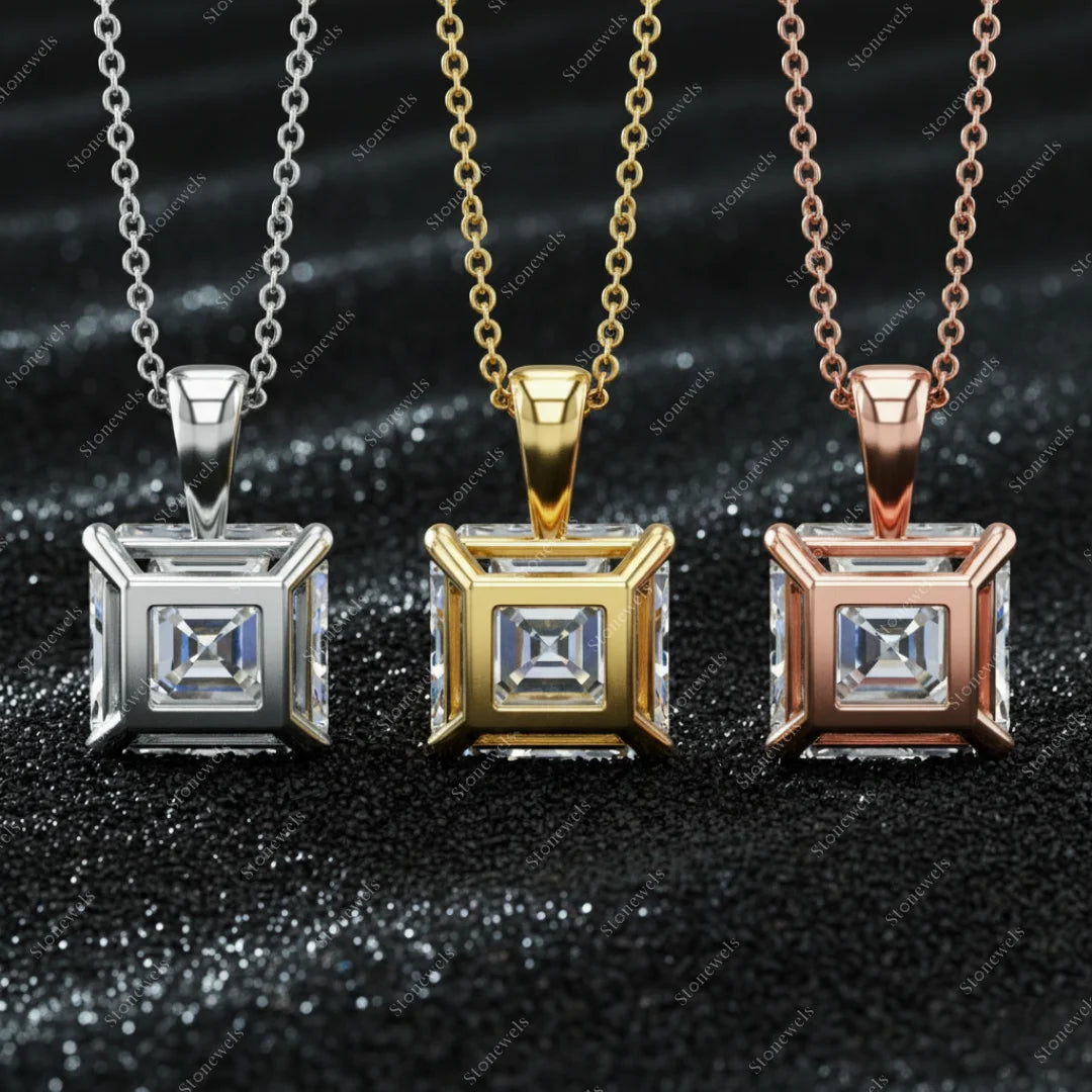 Birnenform Diamant Anhänger