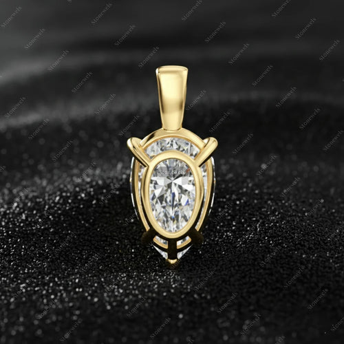 Birnenform Diamant Anhänger