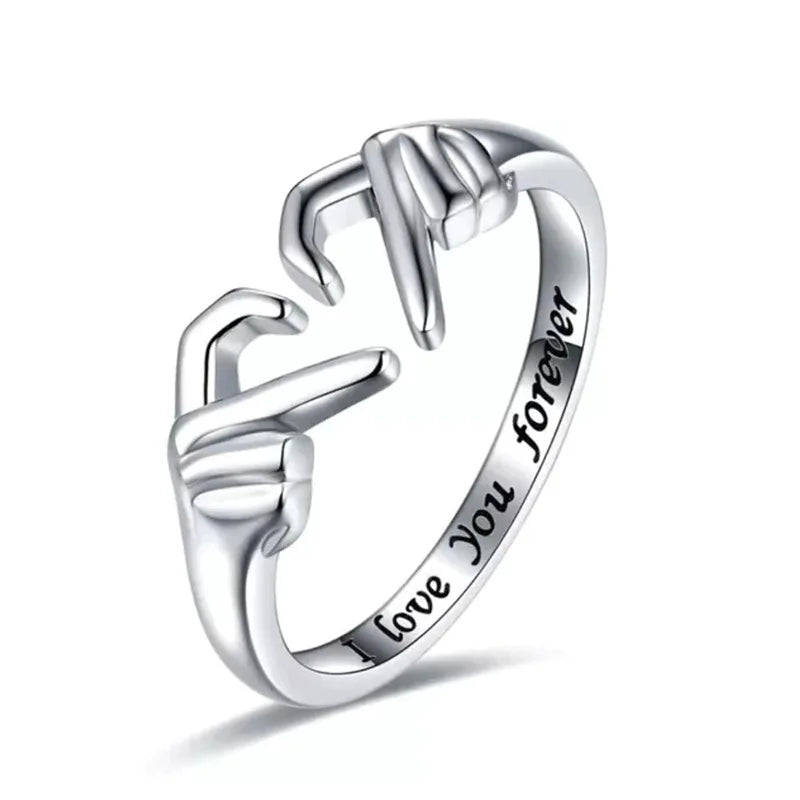 Liebesringe 925 Silber Unisex