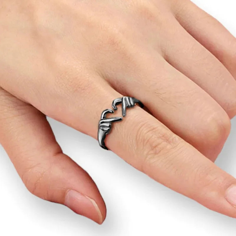 Liebesringe 925 Silber Unisex