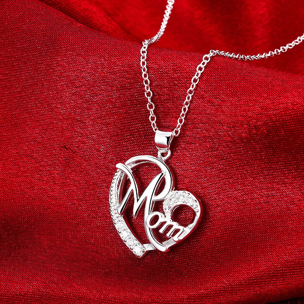 MOM Herz Anhänger Sterling 925