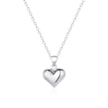 925 Silber Herz Anhänger Kette