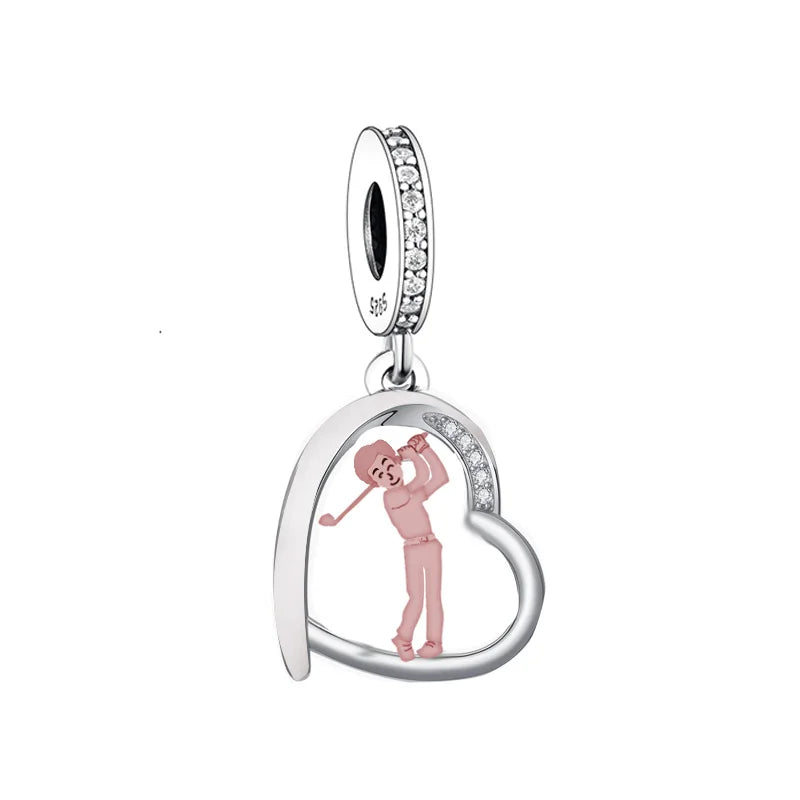 Fit Original Pan Charms Bracelet 925 Sterling Silver Father Daughter Forever Friend My Dad My Hero Bead for Women Jewelry Making