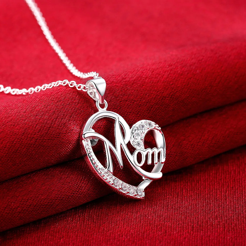 MOM Herz Anhänger Sterling 925