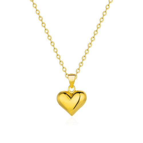 925 Silber Herz Anhänger Kette