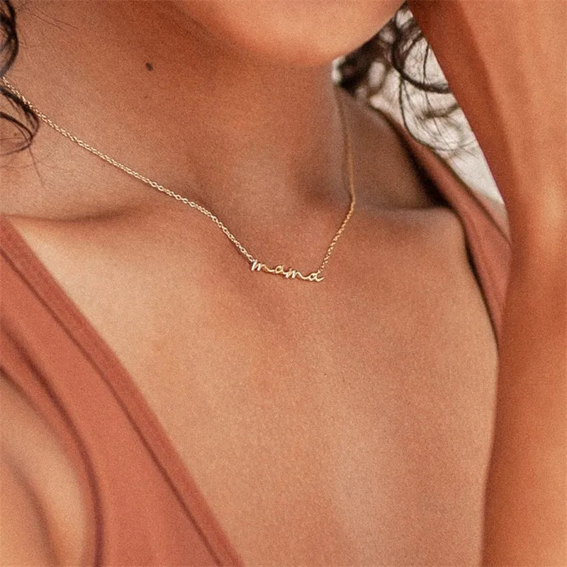 18K Goldbeschichtete Halskette
