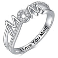 Q328 Ring Zirkonia Buchstaben