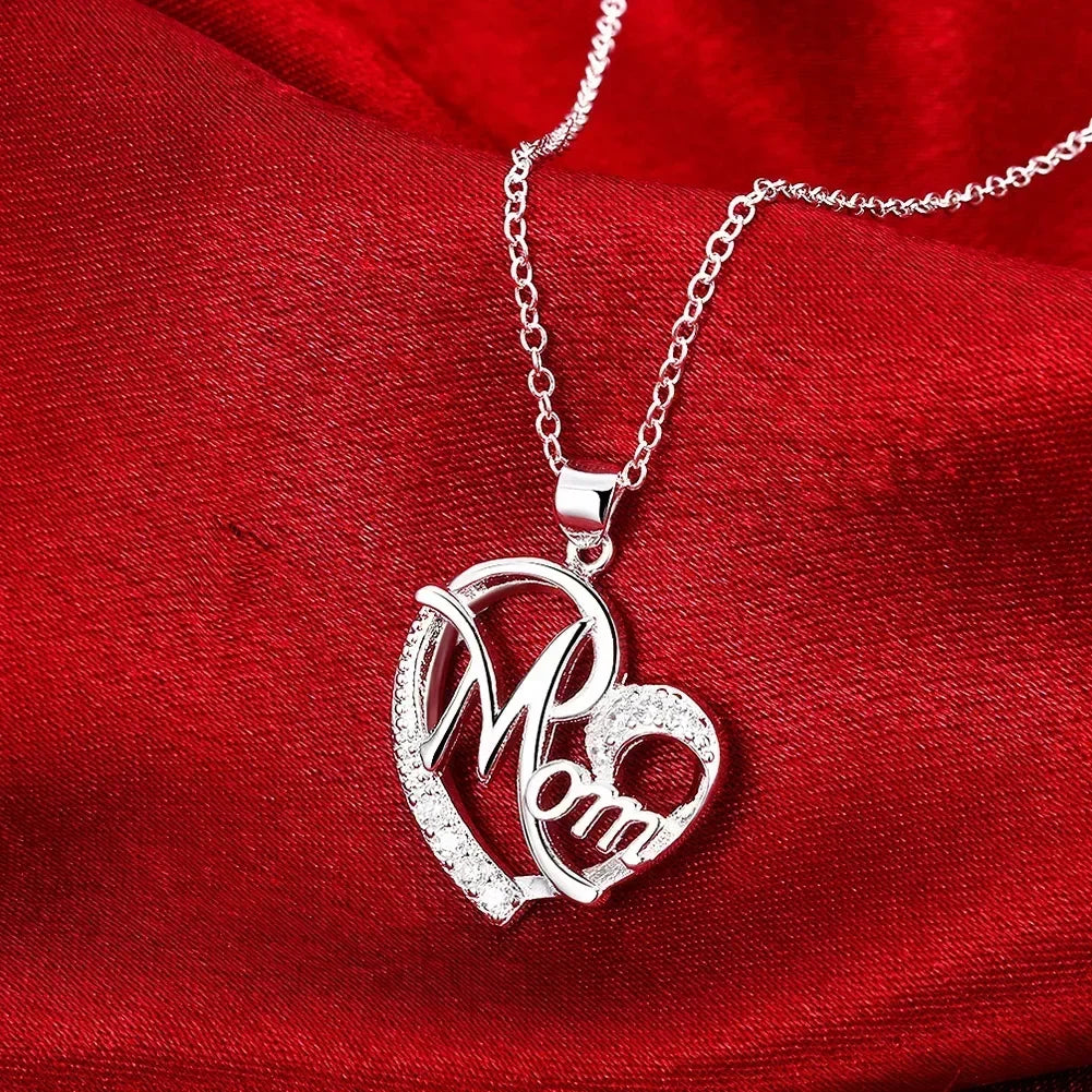 MOM Herz Anhänger Sterling 925