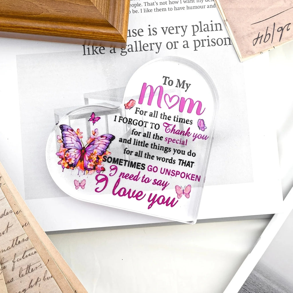Muttertags Geschenk Acrylblock