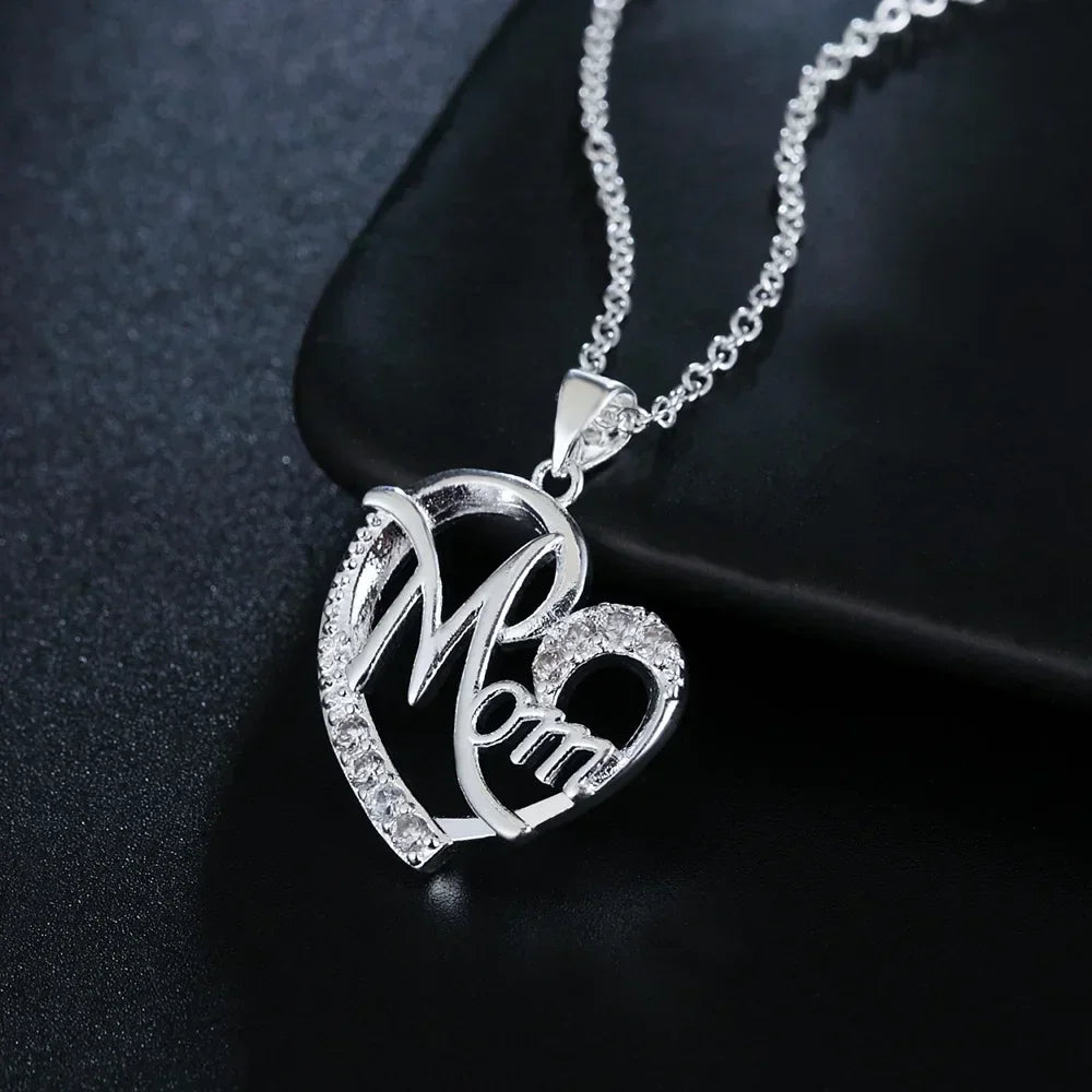 MOM Herz Anhänger Sterling 925