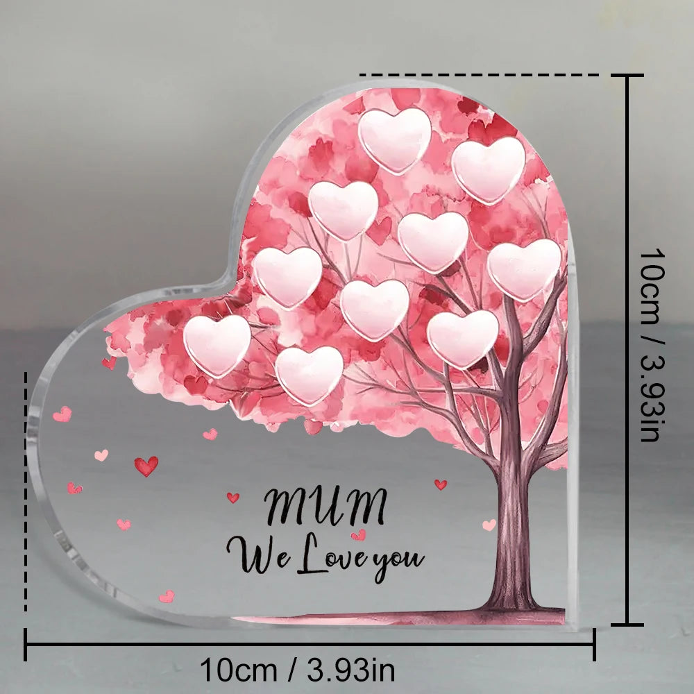 Muttertag Geschenk Familienbaum