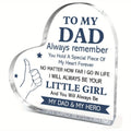 2D Flache Geschenke für Papa von der Tochter, Dankeschön-Geschenke für Väter zum Vatertag, Geburtstag, Weihnachten, Einzigartige Geschenkideen für Väter