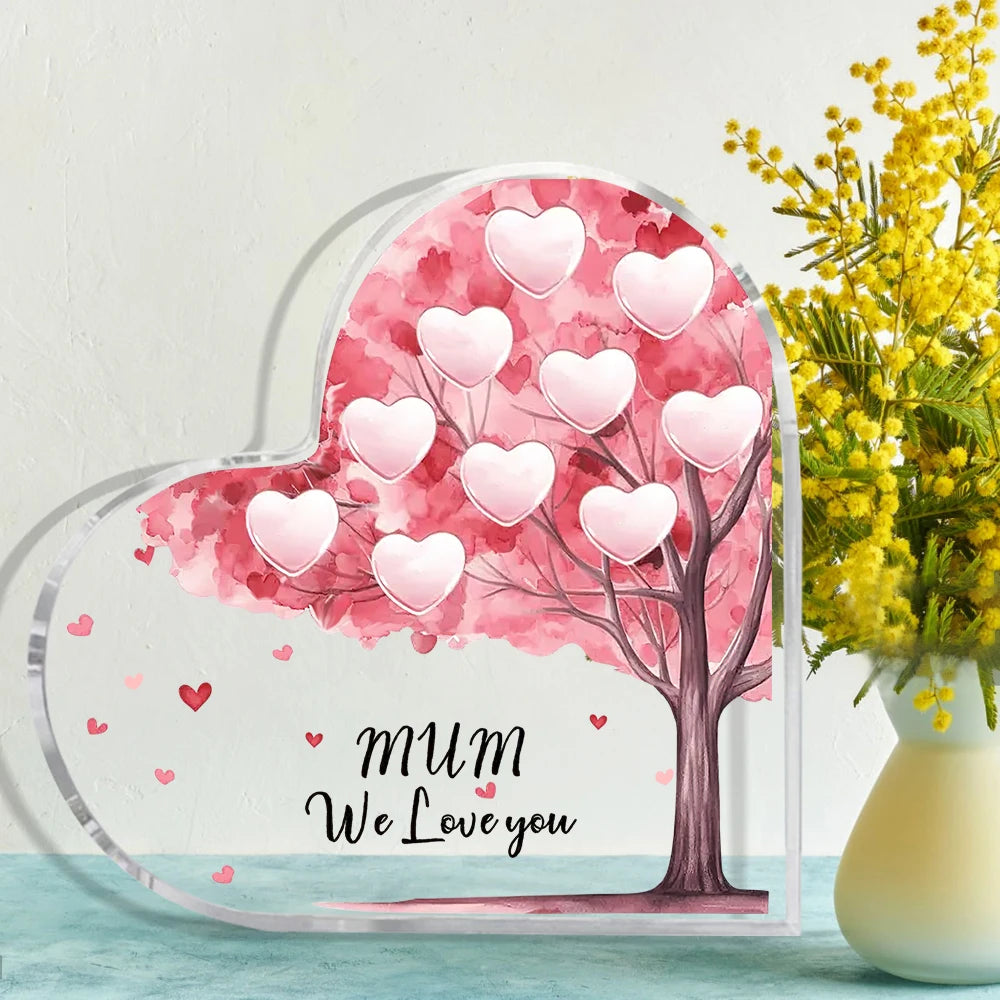 Muttertag Geschenk Familienbaum