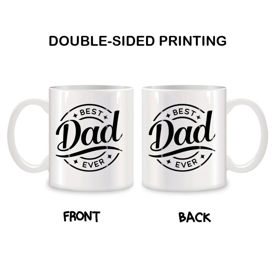 Beste Papa aller Zeiten Tassen für Papa von der Tochter Geburtstag Neuheit Kaffee Keramik Teetassen Weiß 11oz