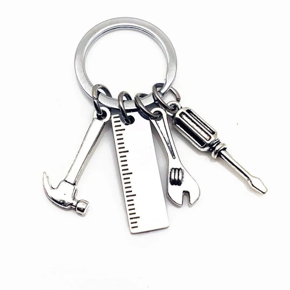 Papa Buchstaben Papa Buchstaben Schlüsselanhänger Hammer Schraubendreher Papa Buchstaben Schlüsselanhänger Papa Schraubenschlüssel Vatertag Anhänger Handtasche Dekor