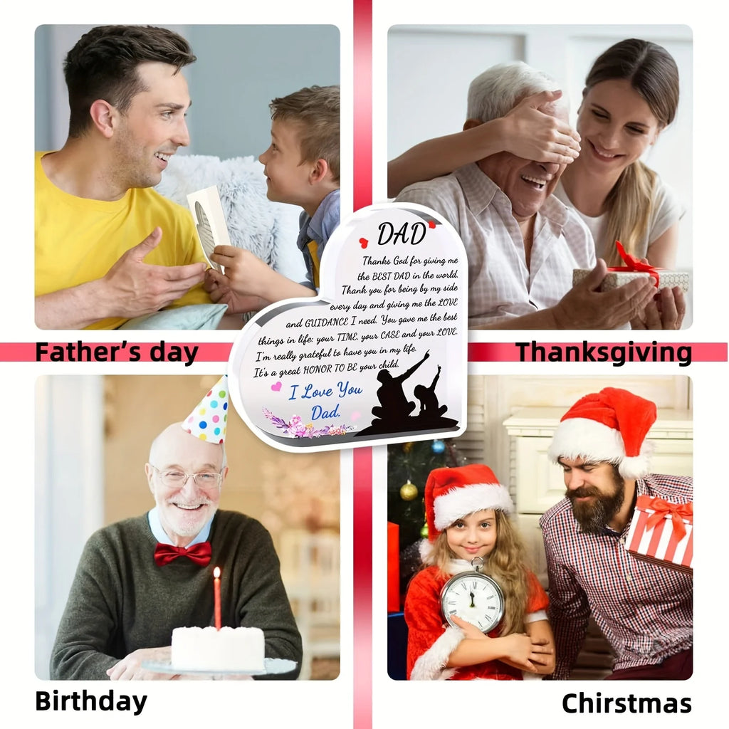 Geschenke für Papa, Geburtstagsgeschenke für Papa von Tochter und Sohn, Vatertagsgeschenke, Weihnachts-Erntedankfest-Geschenke für Papa, der will