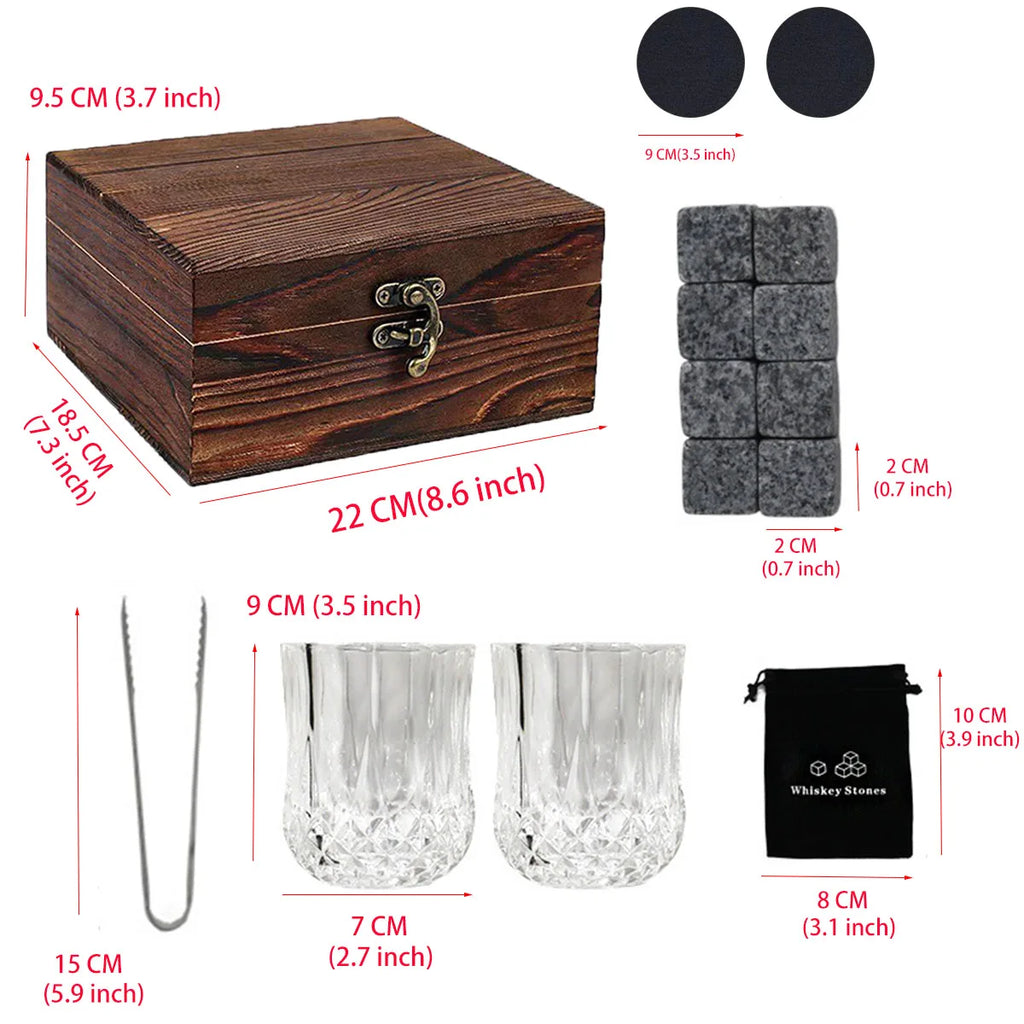 Vatertagsgeschenke Whiskey Ice Stone Box