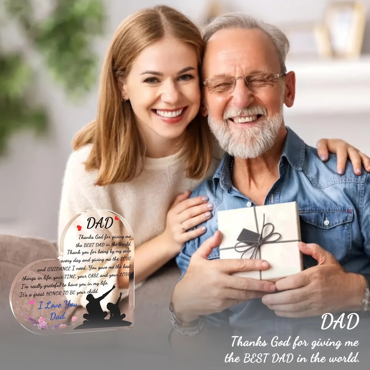 Geschenke für Papa, Geburtstagsgeschenke für Papa von Tochter und Sohn, Vatertagsgeschenke, Weihnachts-Erntedankfest-Geschenke für Papa, der will