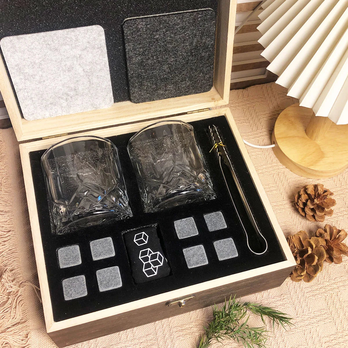Vatertagsgeschenke Whiskey Ice Stone Box