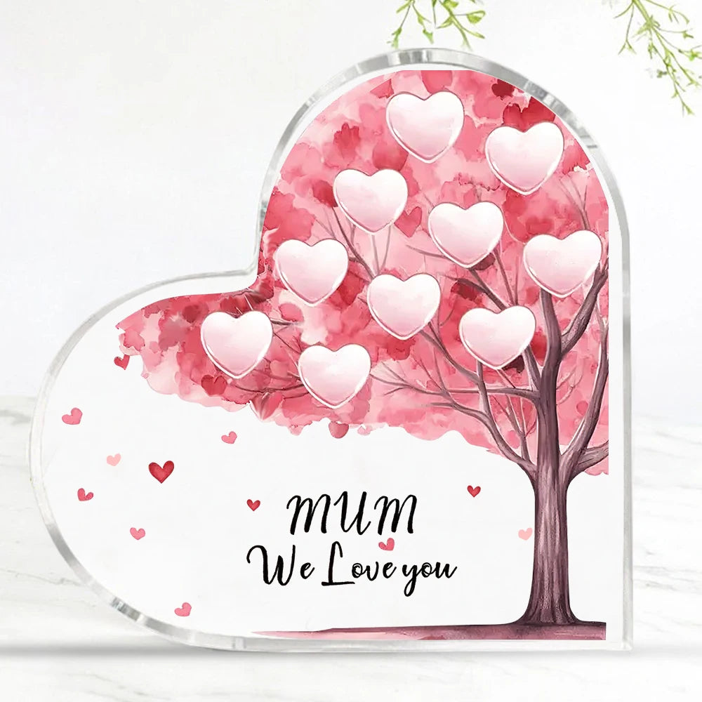 Muttertag Geschenk Familienbaum