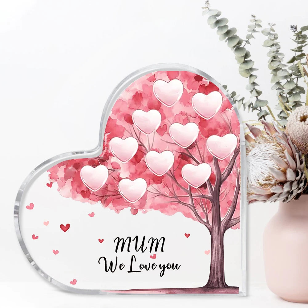 Muttertag Geschenk Familienbaum