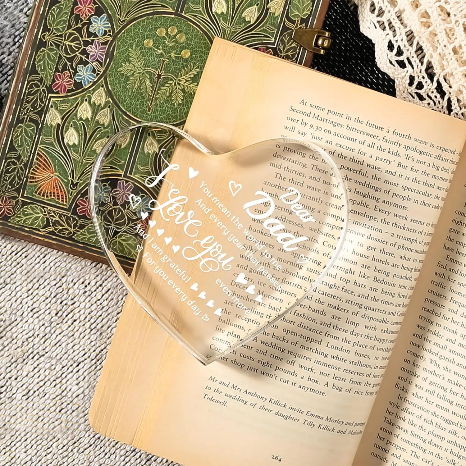 Geschenke für Papa Weihnachten – mit Gravur „I Love You Dad Keepsake“ – Geburtstagsgeschenke für Papa vom Tochter und Sohn, Geschenkideen für den besten Vater aller Zeiten
