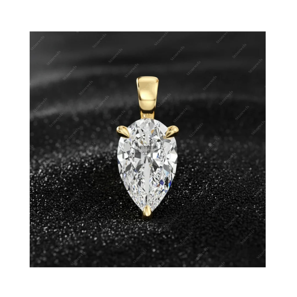 Birnenform Diamant Anhänger