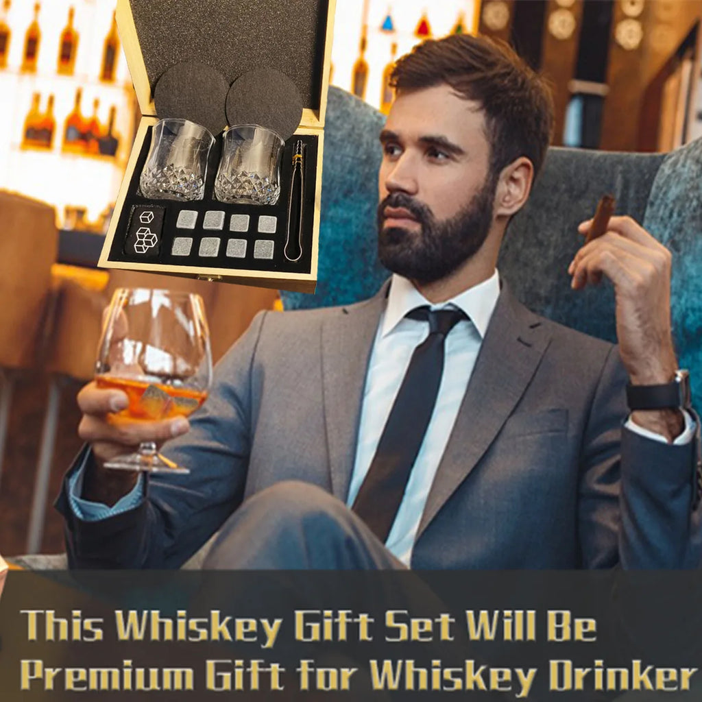 Vatertagsgeschenke Whiskey Ice Stone Box
