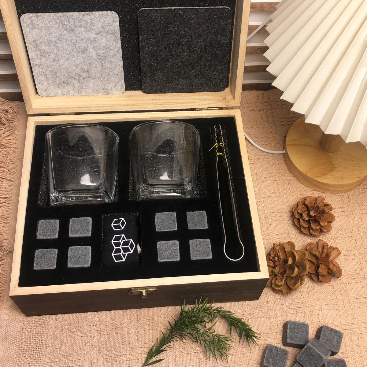 Vatertagsgeschenke Whiskey Ice Stone Box