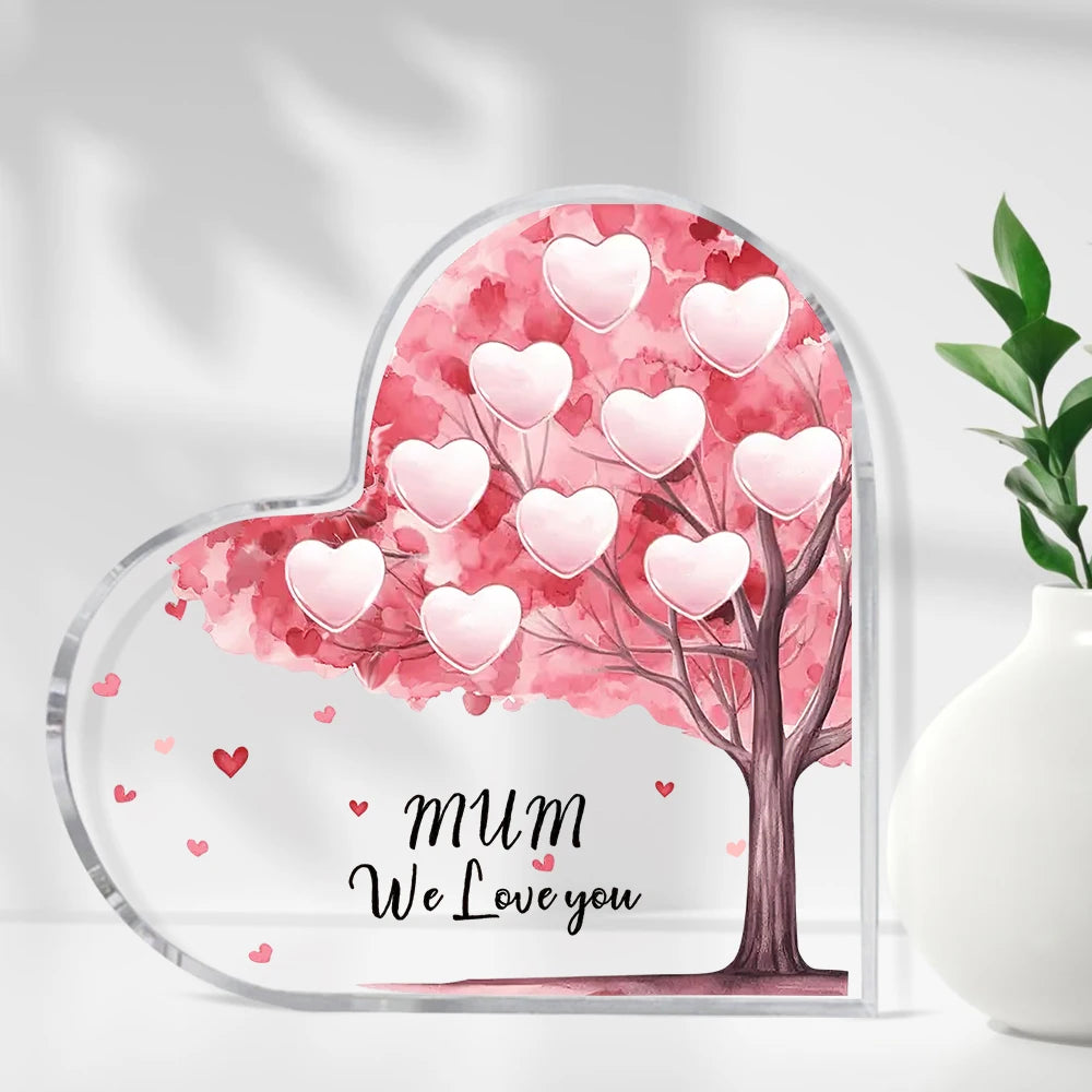 Muttertag Geschenk Familienbaum