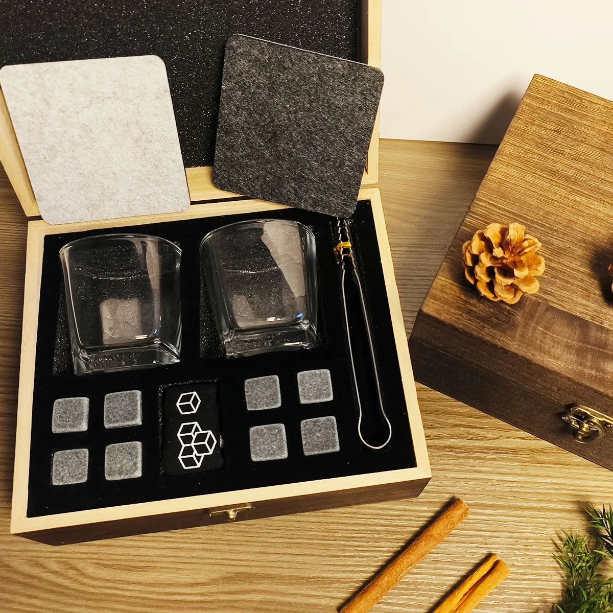 Vatertagsgeschenke Whiskey Ice Stone Box