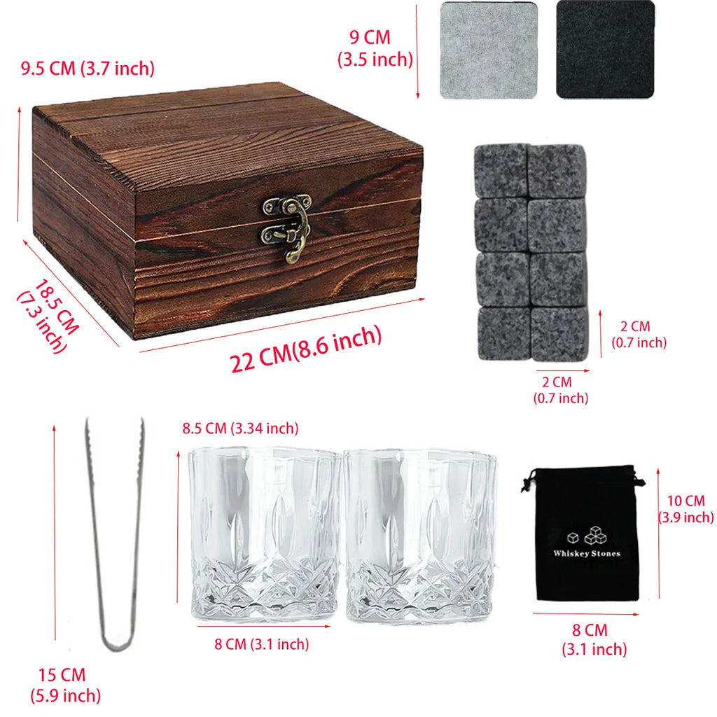 Vatertagsgeschenke Whiskey Ice Stone Box